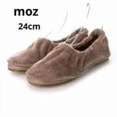 新品未使用　モズ moz Balancoire ファーシャーリングシューズ