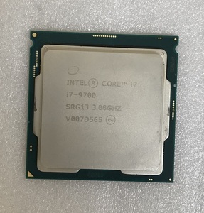 CPU インテル Core i7-9700 3.00GHz SRG13 LGA1151 Intel Core i7 9700 CORE i7 第9世代 プロセッサー i7 9th Generation processor