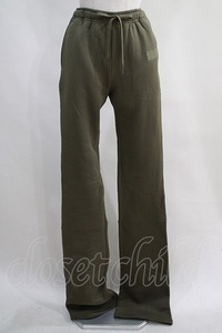 NieR Clothing / 内側防寒仕様SUPER LONG×LOOSE SWEAT PANTS カーキ H-24-04-06-001-PU-PA-KB-ZT198