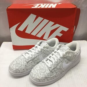 NIKE 28.0cm ナイキ スニーカー スニーカー DJ9955 100 WMNS DUNK LOW ESS 28cm 箱有 ペイズリー Sneakers 白 / ホワイト / 10111970