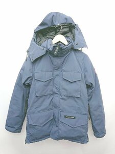 ■ ◎ CANADA GOOSE カナダグース 68F8490 2way 長袖 ダウン ジャケット サイズS/P ブルー系 メンズ P