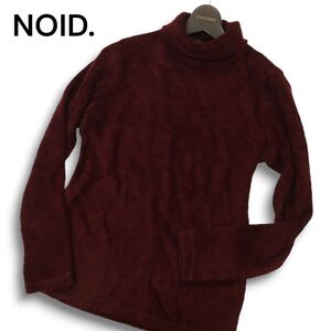 NOID. ノーアイディー 秋冬 ウール混★ タートルネック ニット セーター Sz.1　メンズ 日本製　C4T08130_9#E