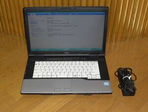 【第3世代】 ジャンク 富士通 LIFEBOOK E752/F Core i5-3340M/2GB /Bios稼働　部品取り　管386