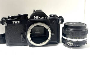 【2点】ニコン Nikon FM2 フィルムカメラ NIKKOR 50mm F1.4 レンズ 単焦点 一眼レフ