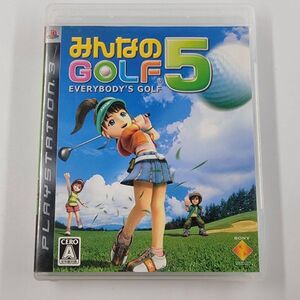 ●PS3●みんなのGOLF5●ソニー sony プレイステーション3ソフト 訳あり品 中古品 used おもちゃゲームシリーズ 01