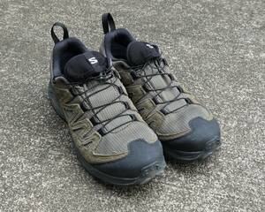 SALOMON サロモン X WARD LEATHER GTX ゴアテックス グリーン 25.5cm