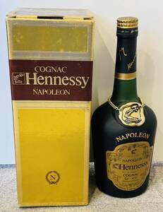 【KJ-0605.1-2SK】1円～ 未開栓 古酒 HENNESSY NAPOLEON COGNAC ヘネシー ナポレオン コニャック 700ml 40％ お酒 当時物