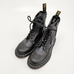 Dr.Martens 1460 Ga Wanama Leather Boots 8ホール 31624001 サイズUK5 24cm ブーツ ブラック ドクターマーチン 4-1125T 250897