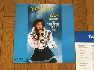 ★LD デビー・ギブソンのライヴ盤！DEBBIE GIBSON／LIVE　※「ロスト・イン・ユア・アイズ」も収録　1989年 .
