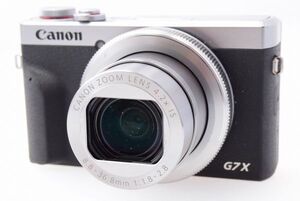 【並品】 Canon コンパクトデジタルカメラ PowerShot G7 X Mark III シルバー #178