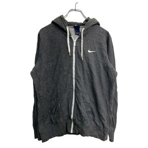 NIKE ジップパーカー XLサイズ ナイキ グレー 古着卸 アメリカ仕入 t2410-3263