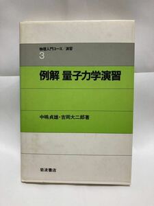 例解量子力学演習 （物理入門コース／演習　３） 中嶋貞雄／著　吉岡大二郎／著