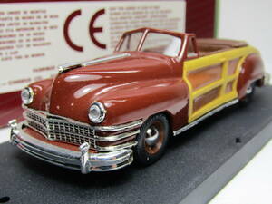 CHRYSLER TOWN & COUNTRY 1/43 クライスラー タウン＆カントリー 1947~48 ウッディ Woody 40s 50s NARU 未展示品 VITESSE タウカン V8 SURF