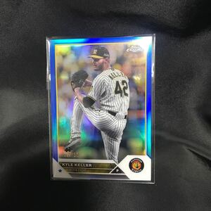 2023 Topps NPB Chrome K. ケラー(阪神) 150枚限定 Blue Refractor パラレルカード 150シリ