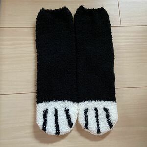 新品 もこもこねこ足靴下　ソックス-03