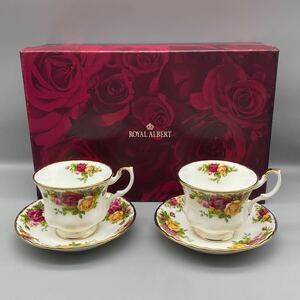 激レア【送料無料】ROYAL ALBERT/正規品/新品未使用/オールドカントリーローズ/カップ&ソーサー/２客セット/C&S/仕切り無(857) 