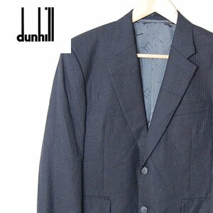 ダンヒルdunhill ORDER MADE■ウール テーラードジャケット シングル ストライプ柄■■グレー ※NK4119186