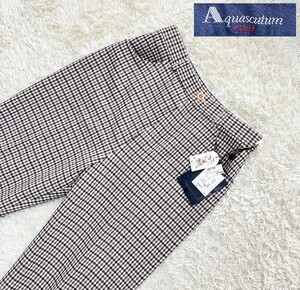 【未使用★定価36,000円】サイズ11AR Aquascutum Golf クラブチェック ストレッチパンツ◆アクアスキュータム ゴルフ (1)