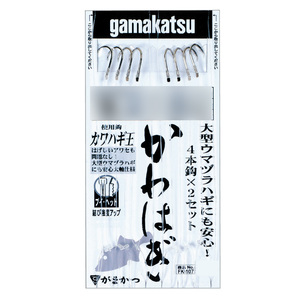 【10Cpost】GAMAKATSU FK107 船カワハギ4本仕掛 7-4(gama-330694)