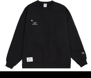 Wtaps x Champion Academy Crew Neck Black SIZE02 Mサイズ ダブルタップス チャンピオン アカデミー クルーネック スウェット ブラック