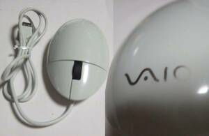 ●VAIOロゴ入り光学マウス(卵型風,USB,スクロール)。