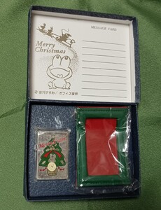 Zippo/ジッポー　ど根性ガエル ピョン吉 吉沢やすみ　1996年製　メリー・クリスマス　クリスマスツリー　Merry X