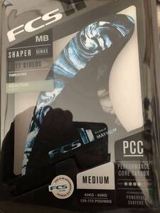 fcs2 pcc ミディアム　FCS2 SHAPERシリーズ　3フィン　新品　送料込み