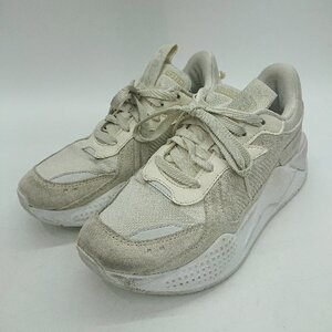 ◇ PUMA プーマ スニーカー サイズ24 ホワイト ベージュ レディース E