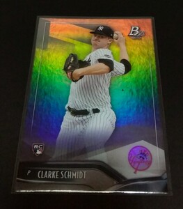 MLB 2021年Bowman platinum クラーク・シュミット(ヤンキース)ルーキーカード。No,78。Yankees CLARKE SCHMIDT RC 