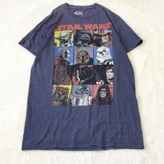 【M】STAR WARS♦︎半袖Tシャツ♦︎丸胴♦︎映画♦︎ビッグプリント♦︎古着♦︎綿混