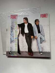 LPレコード４８　ヒューイルイスアンドザニュース１　HUEY LEWIS AND THE NEWS FORE! 4thアルバム　ザパワーオブラブ　ロックポップス