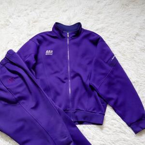 【XXLサイズ】asics/アシックス recorder レコーダー RRR ジャージセットアップ トラックジャケット トラックパンツ ヴィンテージ 80s 90s