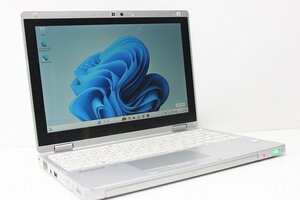 1円スタート ノートパソコン Windows11 2in1PC Panasonic レッツノート CF-RZ6 Windows10 第7世代 Core i5 SSD256GB メモリ8GB 軽量745g