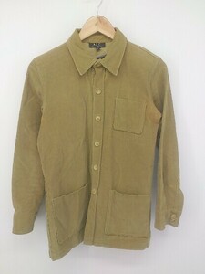 ◇ A.P.C. アー ペー セー フランス製 コーデュロイ 長袖 シャツ ジャケット サイズ S ベージュ メンズ P