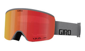 25Giro Axis Asianfit Grey Wordmark VIVID Ember（vlt:35％）定価￥34100　メガネ対応-スペアLenz/VIVID Infrared（VLT:58％）付き