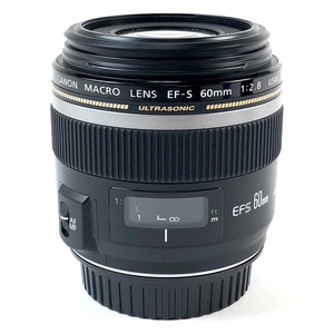 キヤノン Canon EF-S 60mm F2.8 MACRO USM ［ジャンク品］ 一眼カメラ用レンズ（オートフォーカス） 【中古】