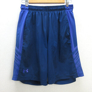 G■アンダーアーマー/UNDER ARMOUR スーパーベントウーブンショーツ/トレーニングショートパンツ 1289627【L】紺紫/men