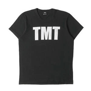 TMT Tシャツ サイズ:L 19SS ブランドロゴ クラックプリント クルーネック Tシャツ ブラック 黒 トップス カットソー 半袖