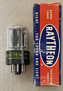 ■NEW21052■ RAYTHEON 6SN7GT（ブラックプレート、サイドゲッター）新品元箱入