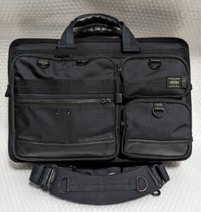 定価 143,000円 PORTER αGEL GRIP ブリーフケース バッグ アルファゲル 2WAY BRIEFCASE