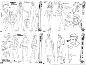 ①ペルソナ４　設定資料　製作用資料