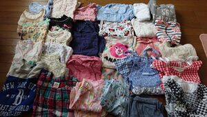 □KIDSキッズアパレル35点セット95-130サイズ特に100、120サイズが殆どOSHKOSH、ヒスミニ、BABY PINK HOUSE、GAP、H&M、anyFAMフリマに□