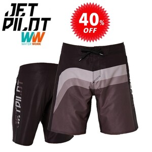 ジェットパイロット JETPILOT セール 40%オフ 送料無料 スプライサー ボードショーツ ブラック/チャコール 38インチ W22902 海パン