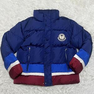 美品 モンクレール MONCLER パームエンジェルス Palm Angels 22AW デネニー ダウンジャケット 背面ロゴ DENNENY H209L1A00009