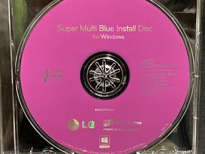 CyberLink PowerDVD/ Super Multi Blue Install Disc ディスク美品