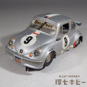 2WT36◆⑯当時物 メーカー不明 1/24?1/32? SUBARU スバル360 レーシング スロットカー 動作未確認 ジャンク/COX レベル プラフィット 送60