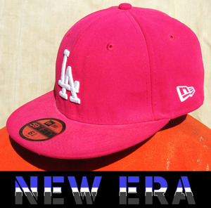 即決■NEW ERA■ピンクは小さい小さいcap■実質50cmぐらい■古着