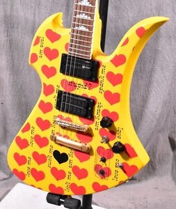 【G】Burny MG-145S Yellow Heart エレキギター バーニー ★HIDE Signature Model