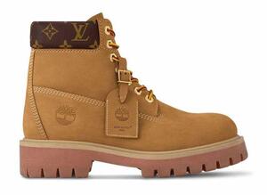 Louis Vuitton Timberland 6inch Leather Ankle Boot "Beige" 27cm LV-TMB-0001