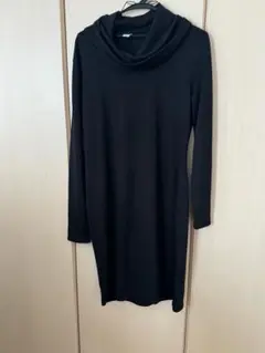 OLD NAVY 黒 ニットロングワンピース L